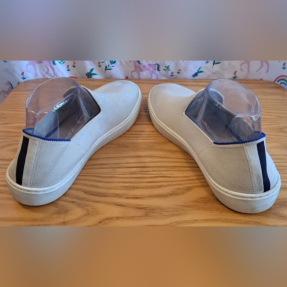 Rothy's The Original Sand Slip On Casual Neutral Everyday Sneaker Shoe SZ 8 - Picture 4 of 8